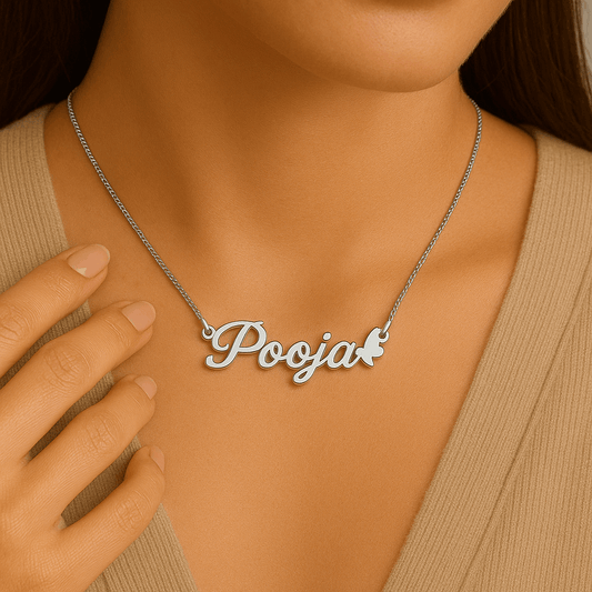 Flutter Name Pendant