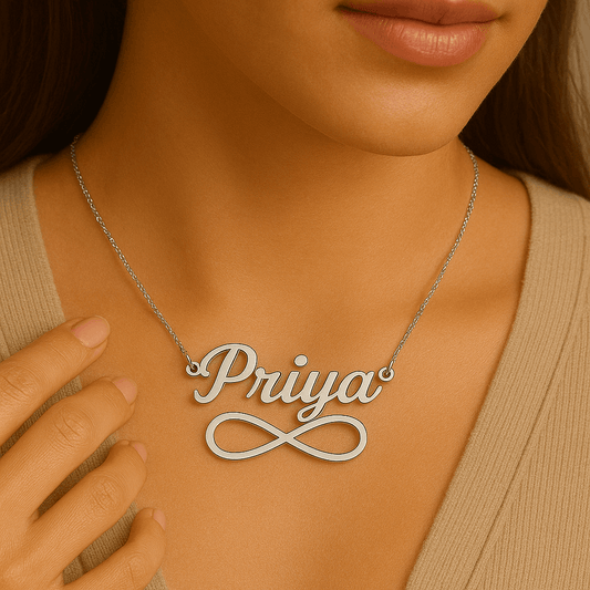 Infinity Grace Name Pendant