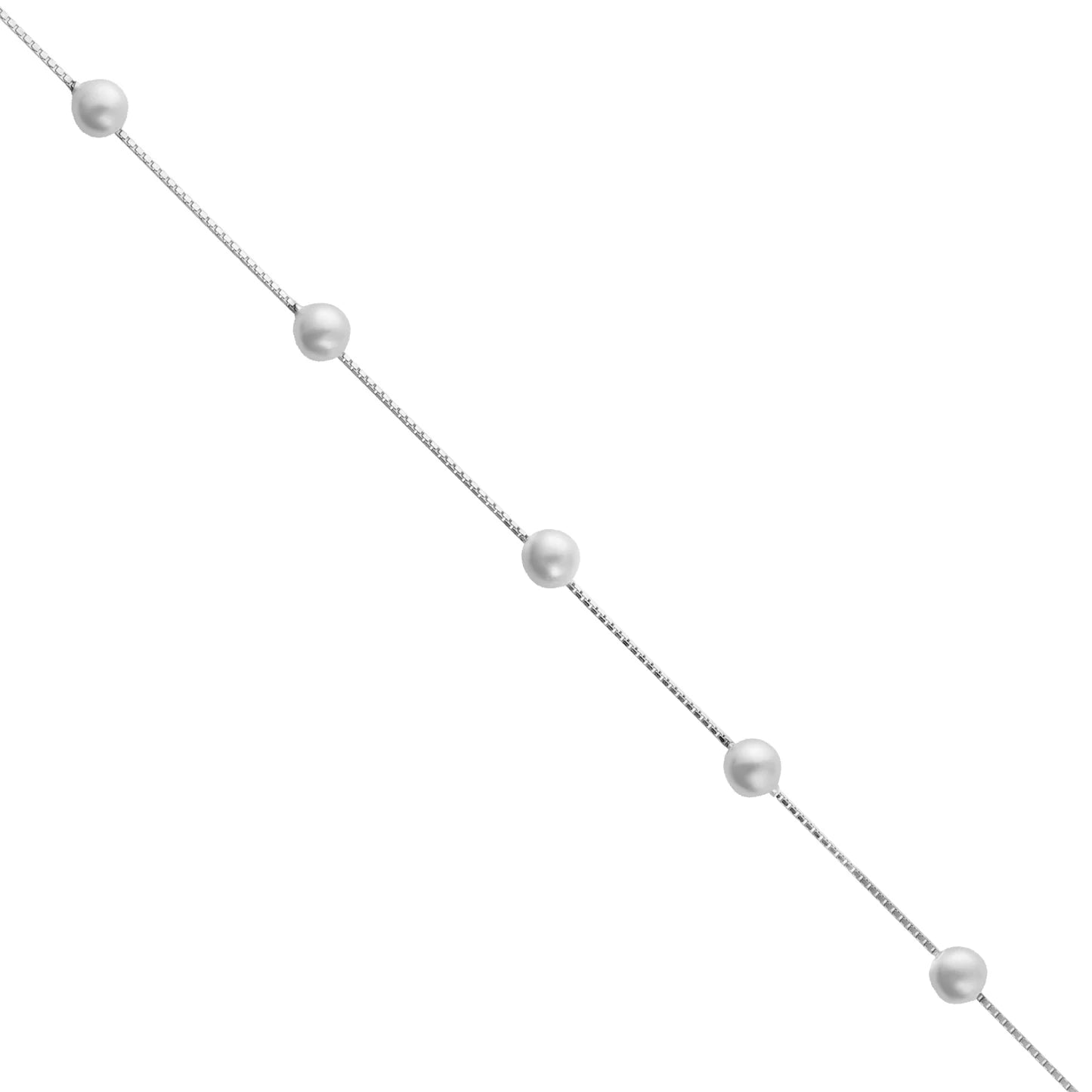 Single Line Pearl Bracelet