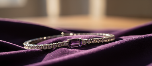 Emerald Centre Stone Tennis Bracelet