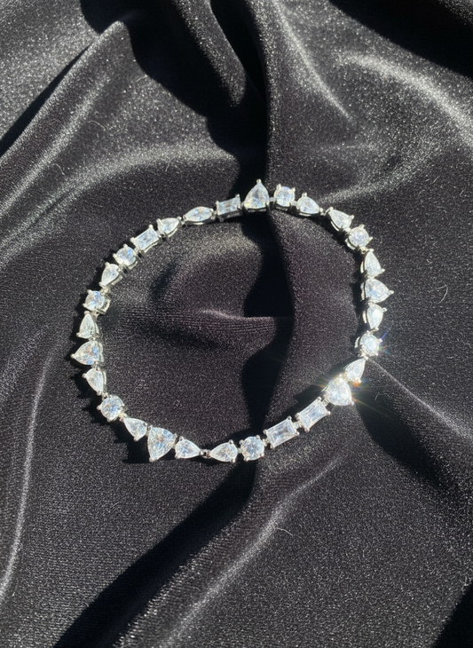 Mixed-Cut Stone Baguette Bracelet