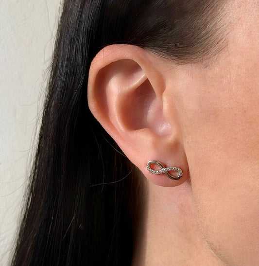 Infinity Stud Earrings
