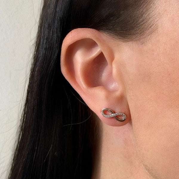 Infinity Stud Earrings