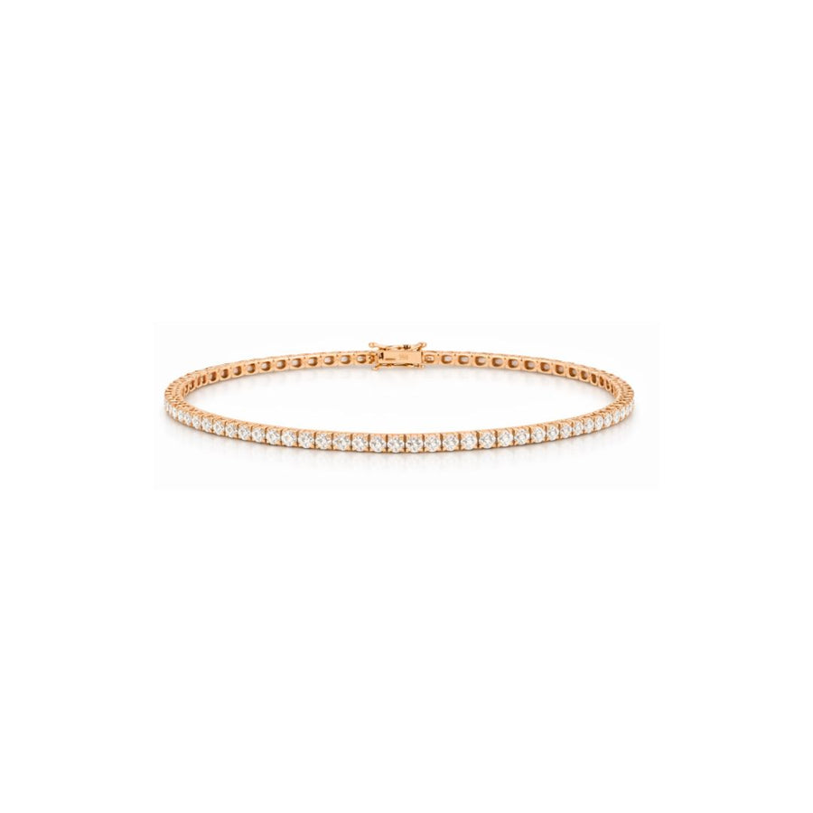 Rose Gold Tennis Bracelet - Mini Match