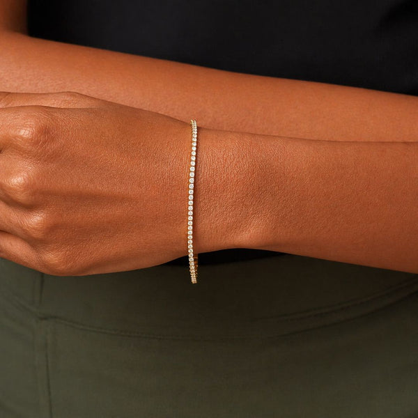 Rose Gold Tennis Bracelet - Mini Match