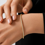 Rose Gold Tennis Bracelet - Mini Match