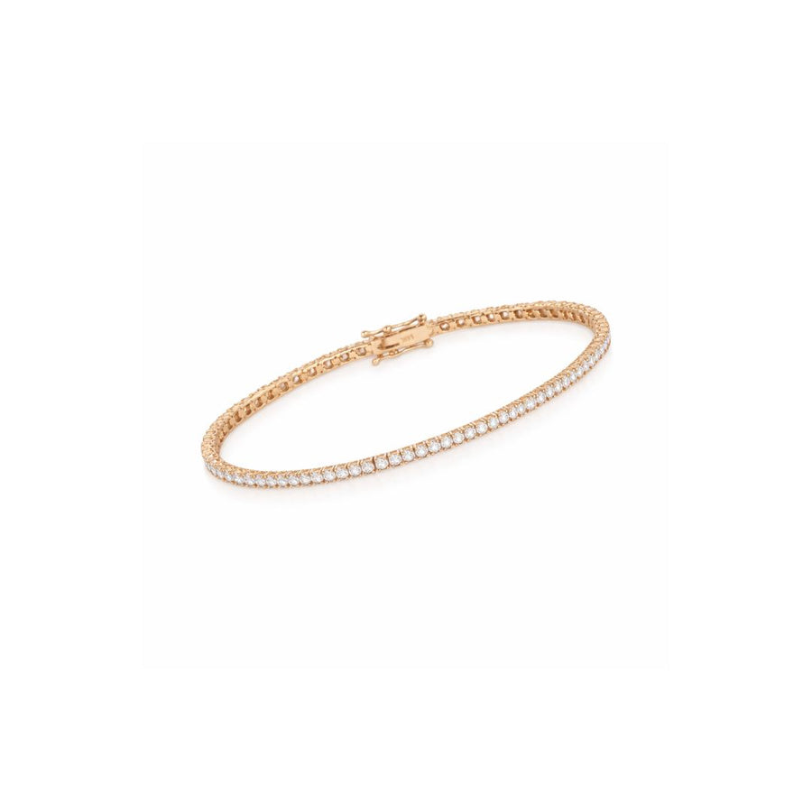 Rose Gold Tennis Bracelet - Mini Match