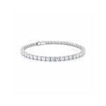 Silver Zircon Tennis Bracelet Mini Match
