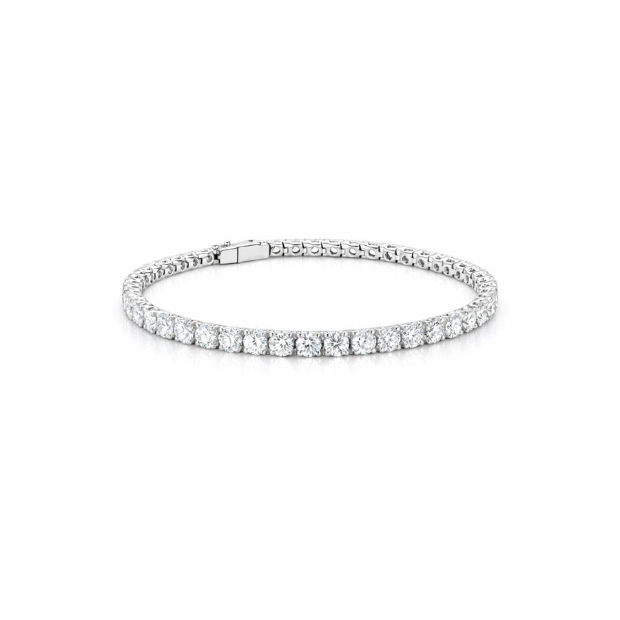 Silver Zircon Tennis Bracelet Mini Match