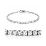 Silver Zircon Tennis Bracelet Mini Match