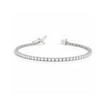 Silver Zircon Tennis Bracelet Mini Match