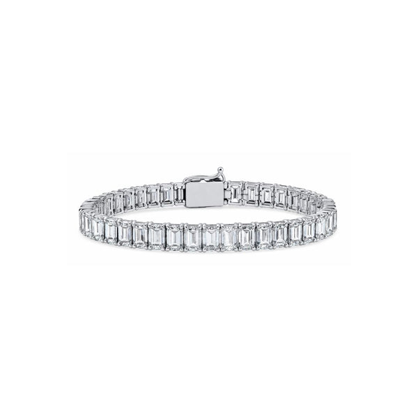 Emerald Cut Tennis Bracelet