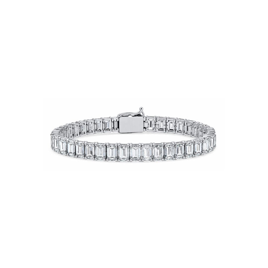 Emerald Cut Tennis Bracelet
