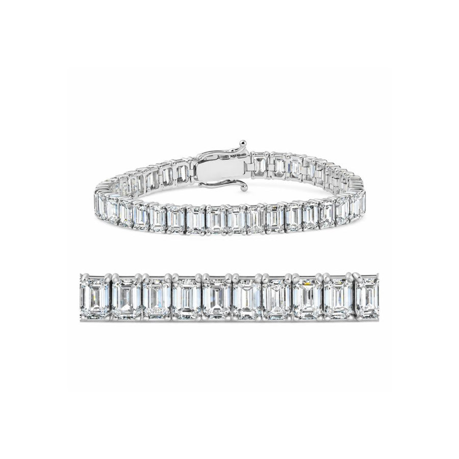 Emerald Cut Tennis Bracelet