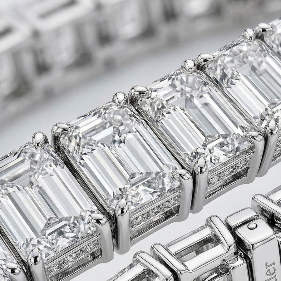 Emerald Cut Tennis Bracelet