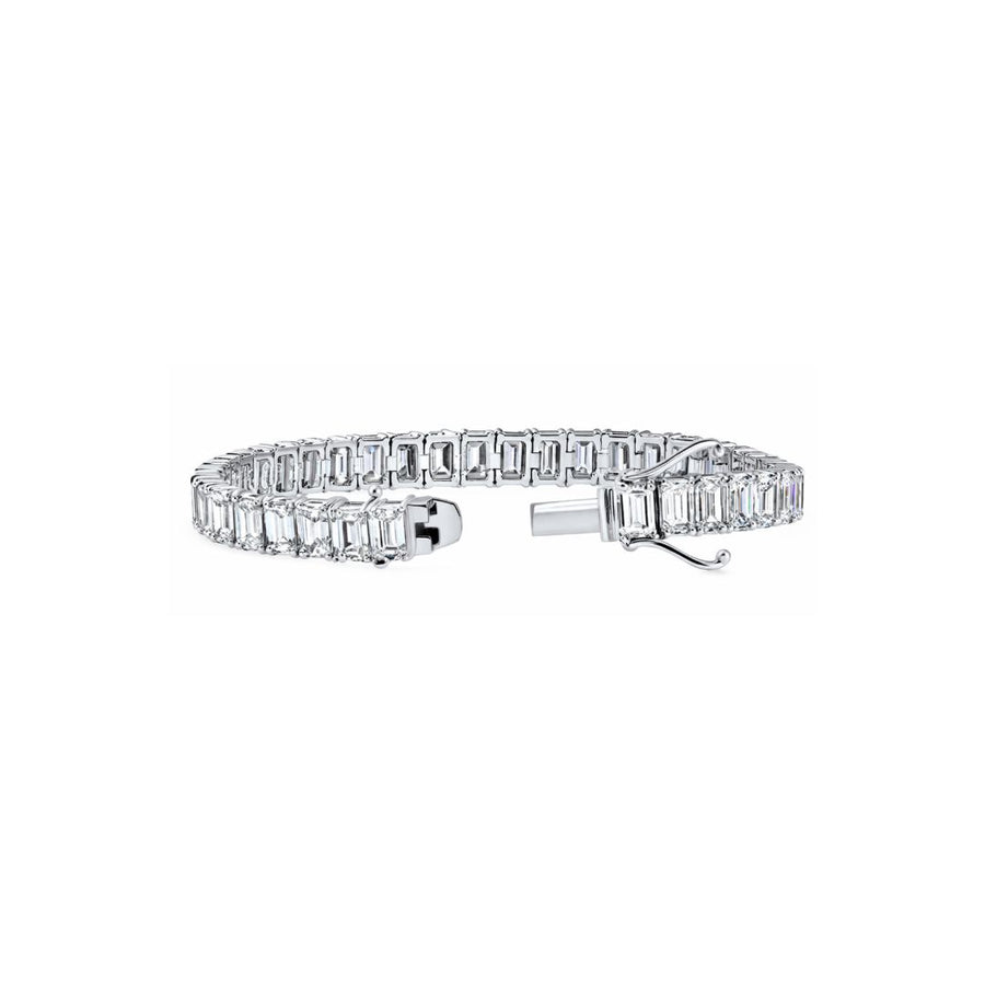 Emerald Cut Tennis Bracelet