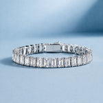 Emerald Cut Tennis Bracelet