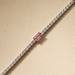 Emerald Centre Stone Tennis Bracelet