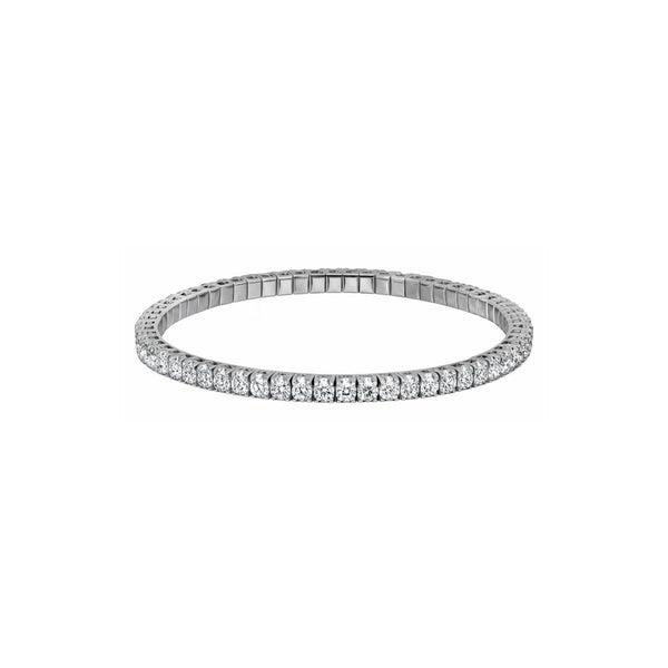 Silver Stretchable Tennis Bracelet