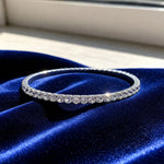 Silver Stretchable Tennis Bracelet