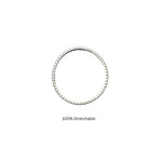 Silver Stretchable Tennis Bracelet