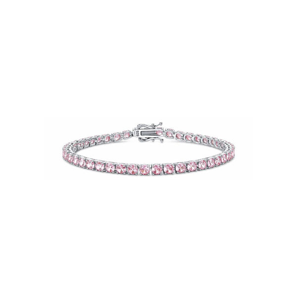 Delicate Pink Tennis Bracelet