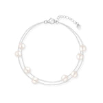 Dual Line Pearl Bracelet