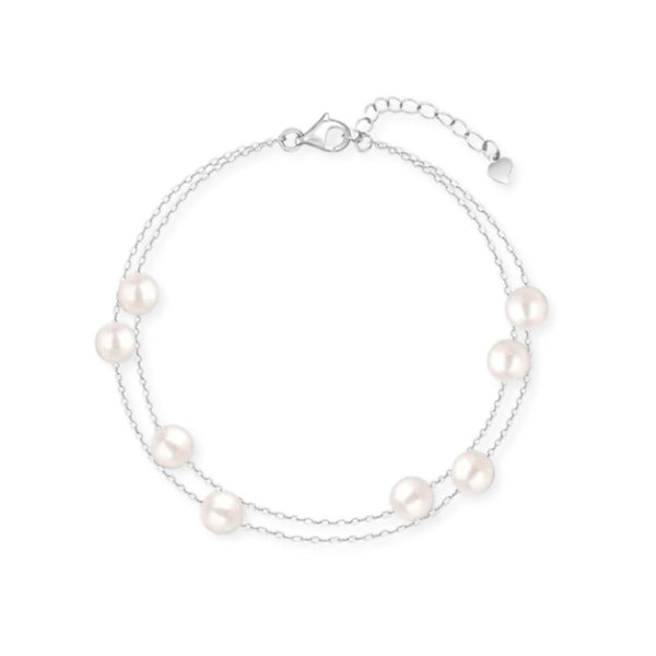 Dual Line Pearl Bracelet