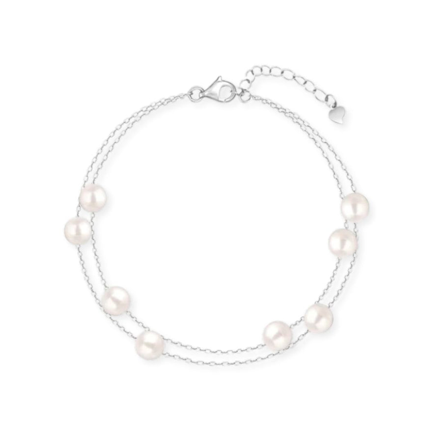 Dual Line Pearl Bracelet