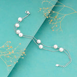 Dual Line Pearl Bracelet