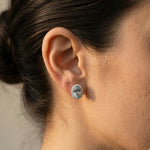 Celeste Aquamarine Studs