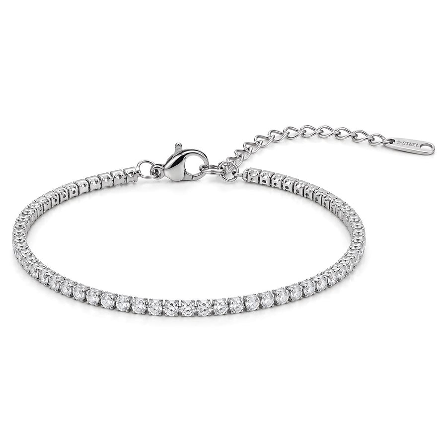 Delicate Tennis Bracelet - 2mm stone