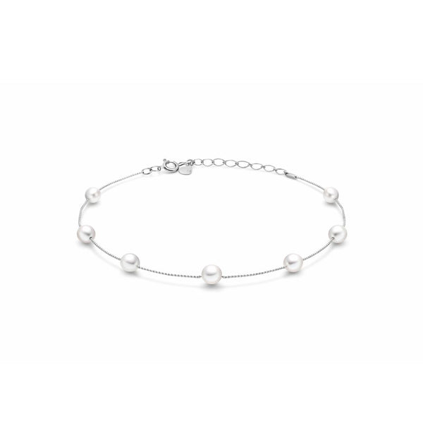 Single Line Pearl Bracelet