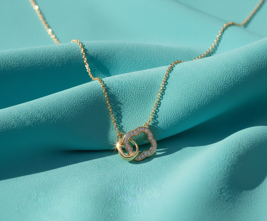 Golden Harmony Duo Necklace