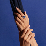 Leaf Vine Gemstone Ring