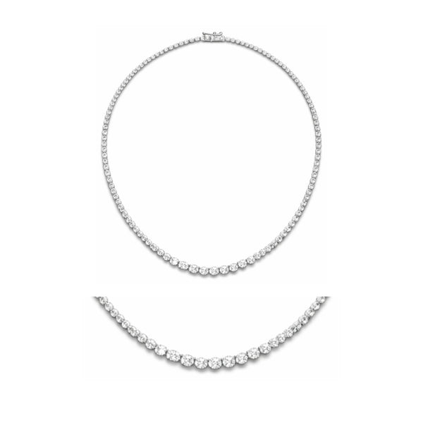 Riviera Diamond Tennis Necklace