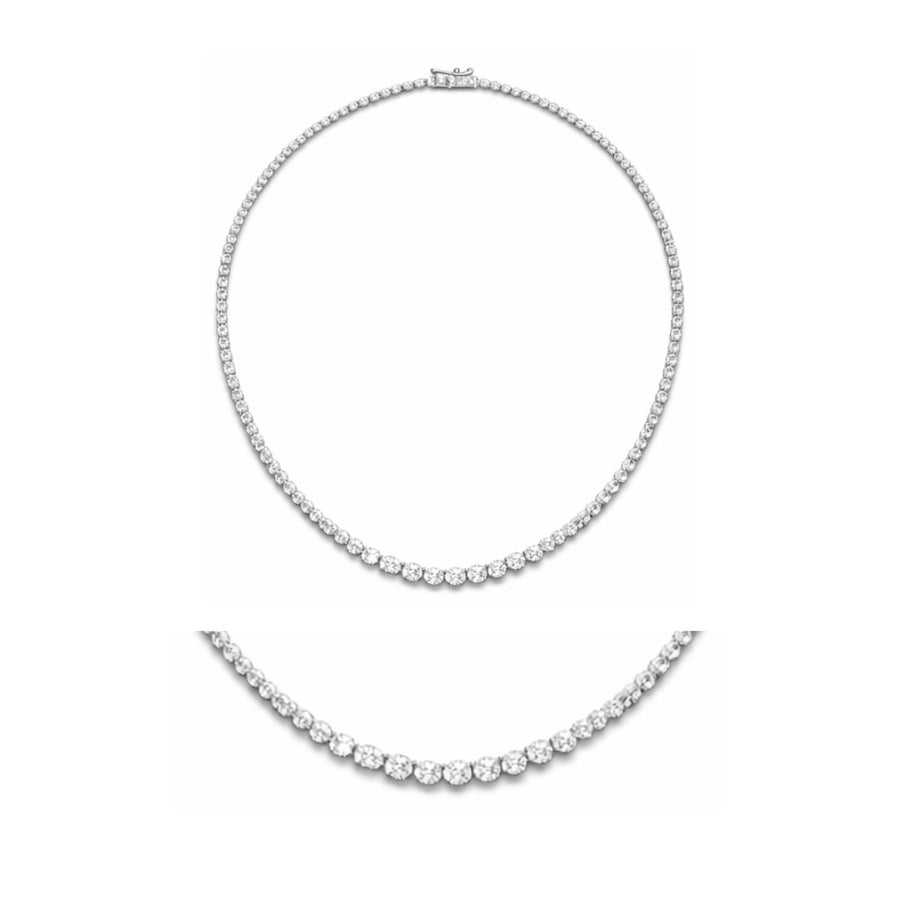 Riviera Diamond Tennis Necklace