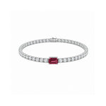 Emerald Centre Stone Tennis Bracelet