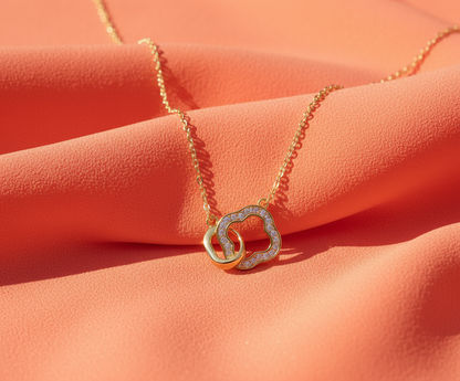 Golden Harmony Duo Necklace