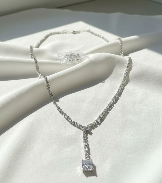 Prism Elegance Necklace & Earrings Set