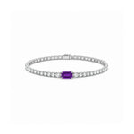Emerald Centre Stone Tennis Bracelet