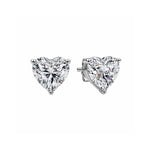 Eternal Heart Solitaire Studs