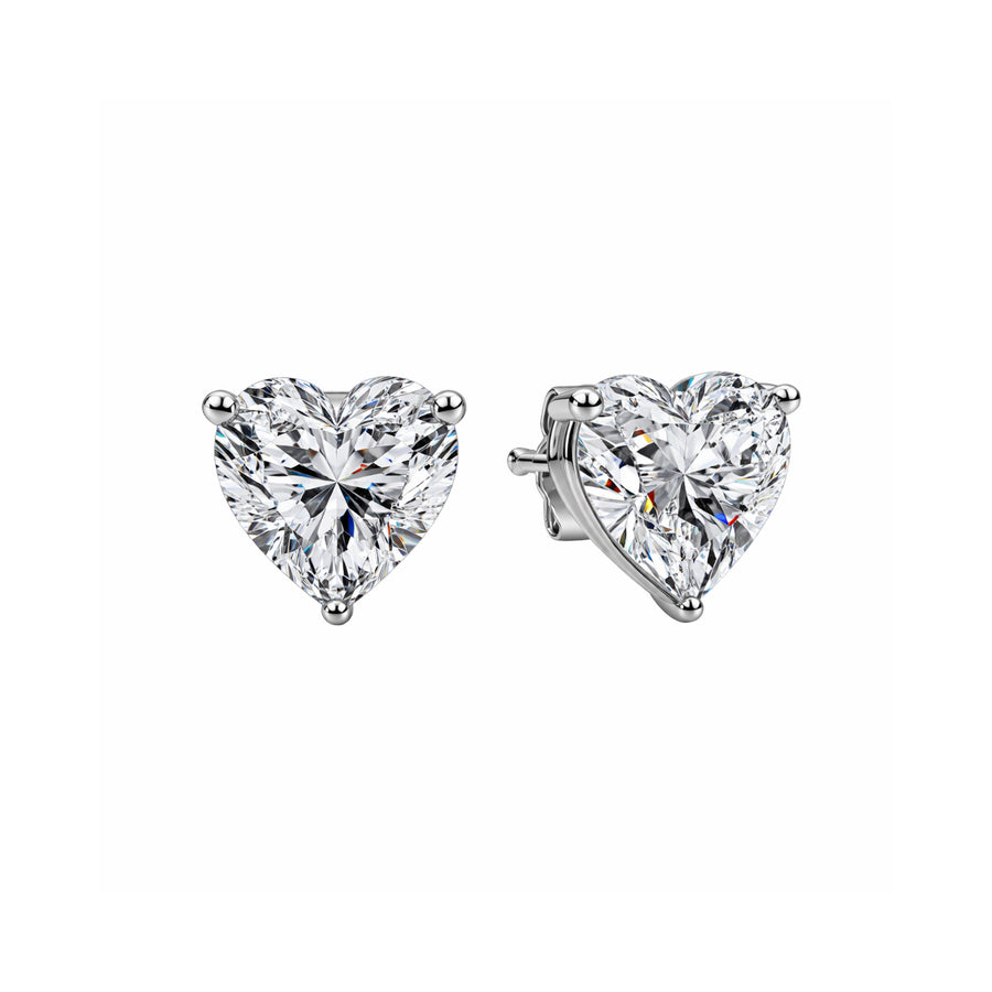 Eternal Heart Solitaire Studs