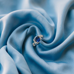 Leaf Vine Gemstone Ring
