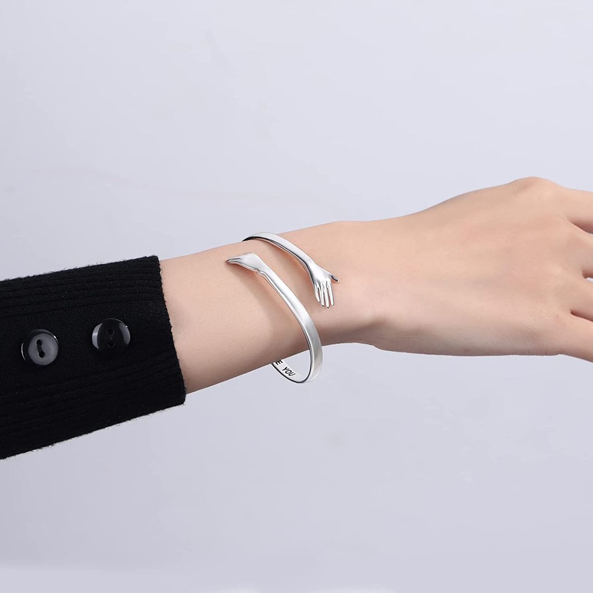 Sterling Silver Hug Bracelet