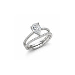 Solitaire Pear-Cut Ring