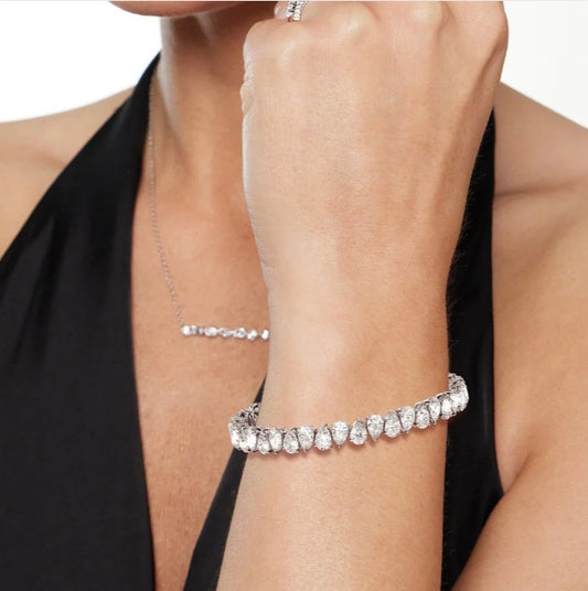 Pear Cut Tennis Bracelet