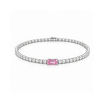 Emerald Centre Stone Tennis Bracelet