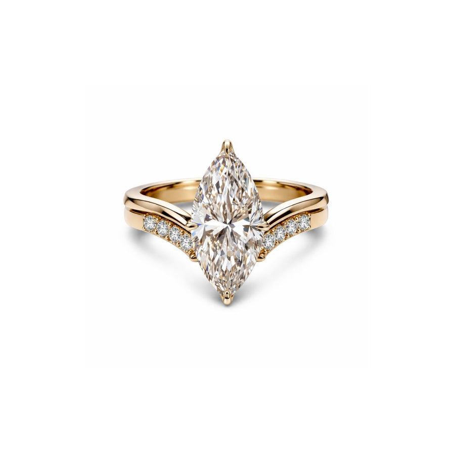 Duo marquise ring