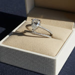 Solitaire Pear-Cut Ring